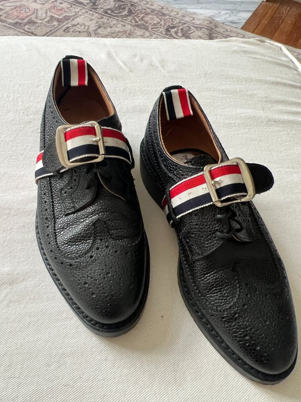 Thom Browne womens size 6.5 dark brown/Black oxfords